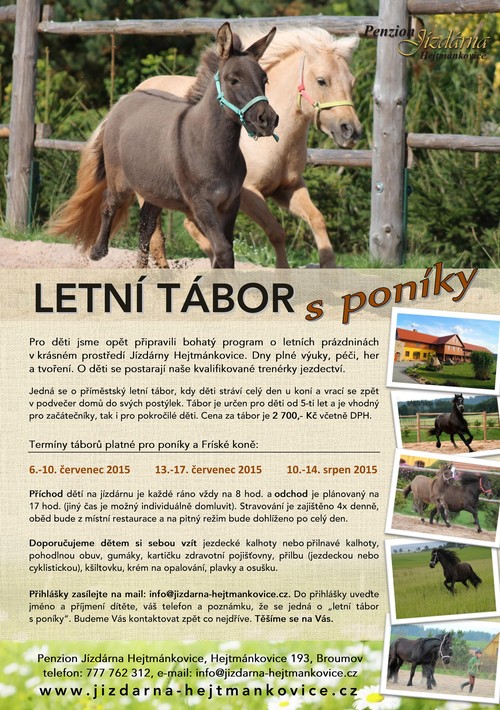 Letní tábor s poníky