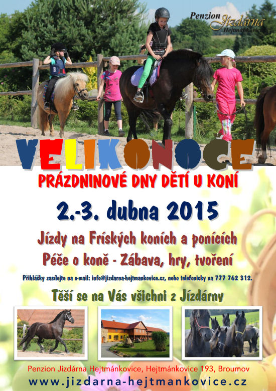 Velikonoční prázdniny u koní 2015